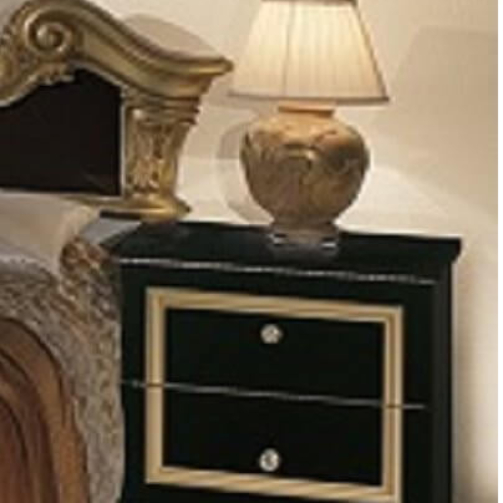 BAROCCO nero gold nachtkonsole 2