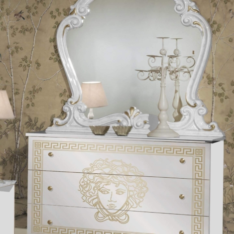 Vilma white gold Kommode