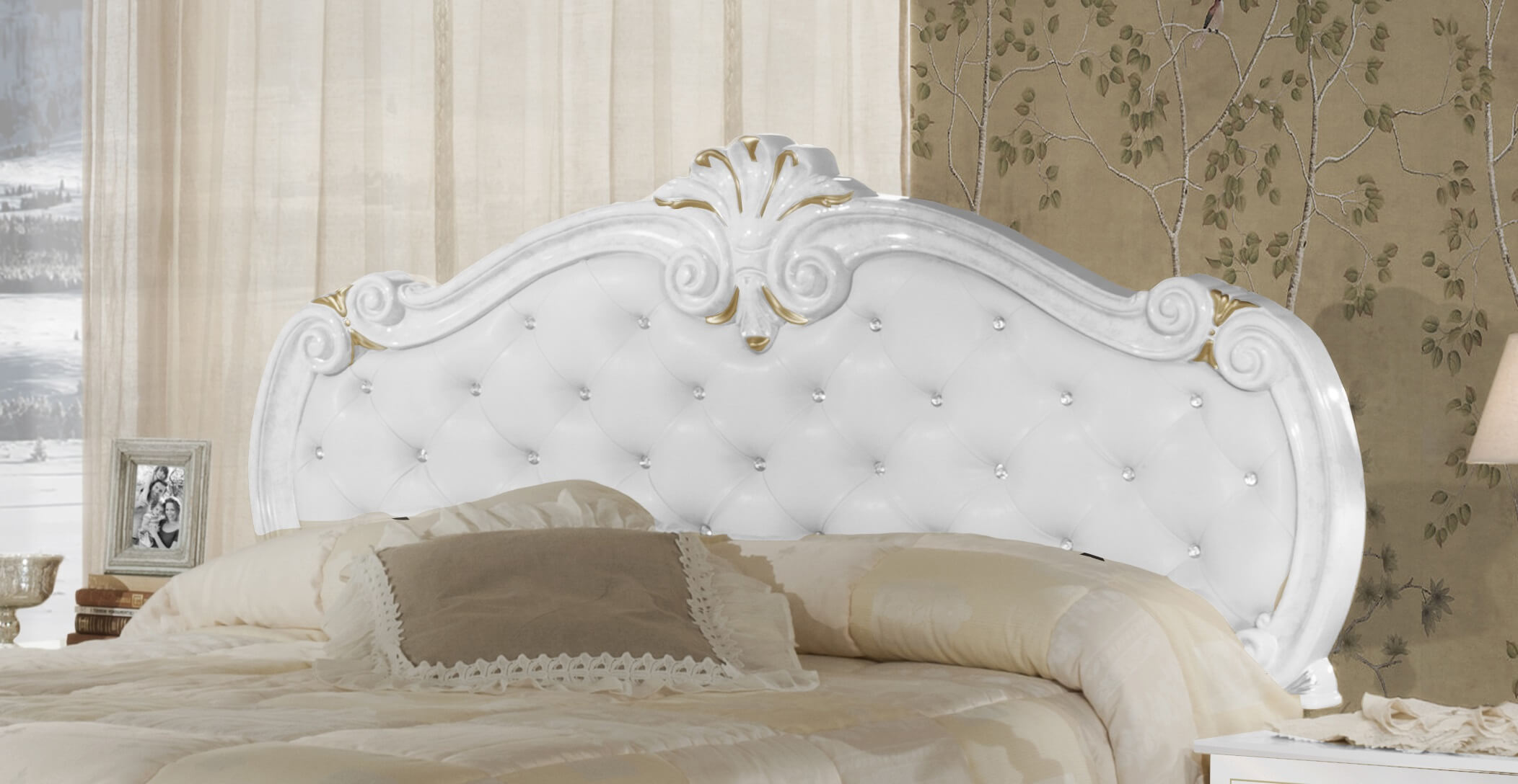 vilma white kopfteil